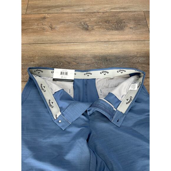 NWT Callaway Men’s Opti-Dri Stretch Active Golf Shorts UPF50 Blue 40-9" Inseam - Picture 4 of 9